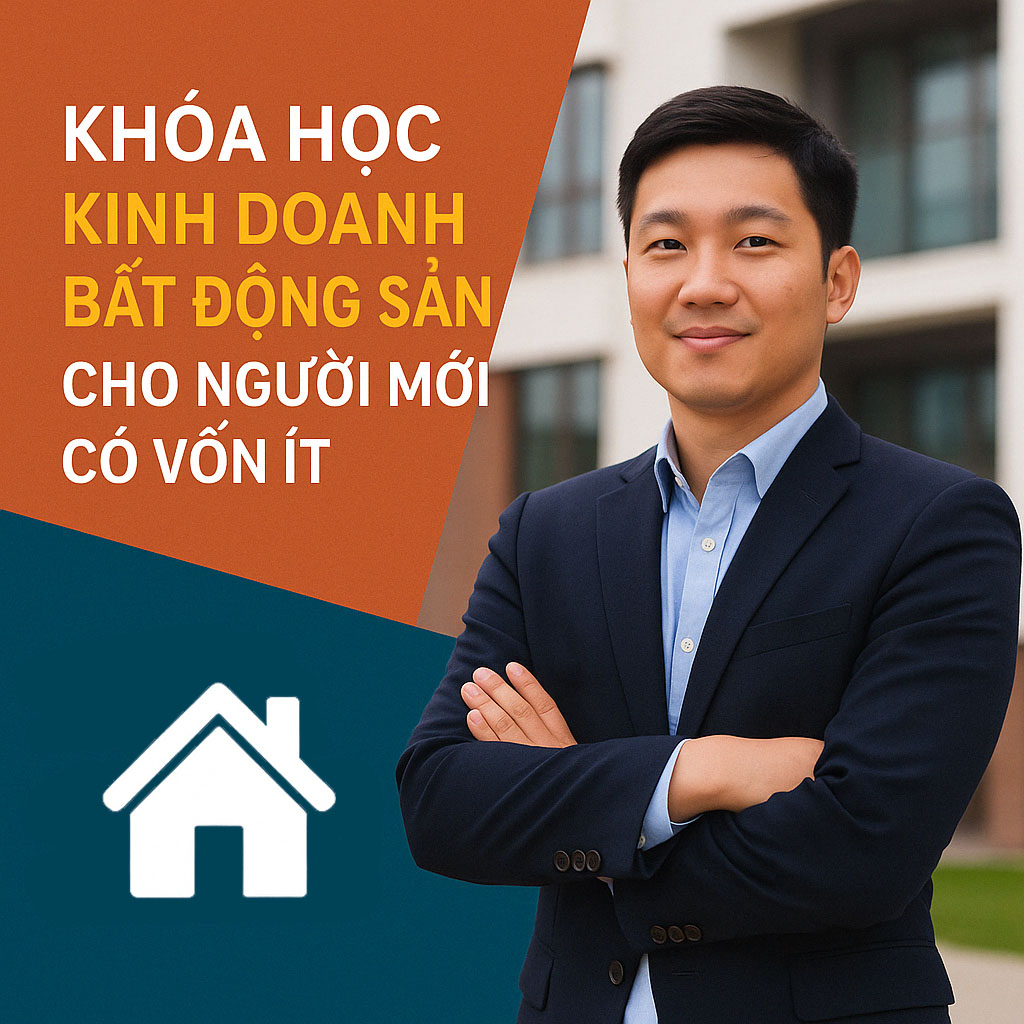 Khóa học Bí quyết gia tăng lợi nhuận bền vững trong kinh doanh bất động sản cho người mới có vốn ít