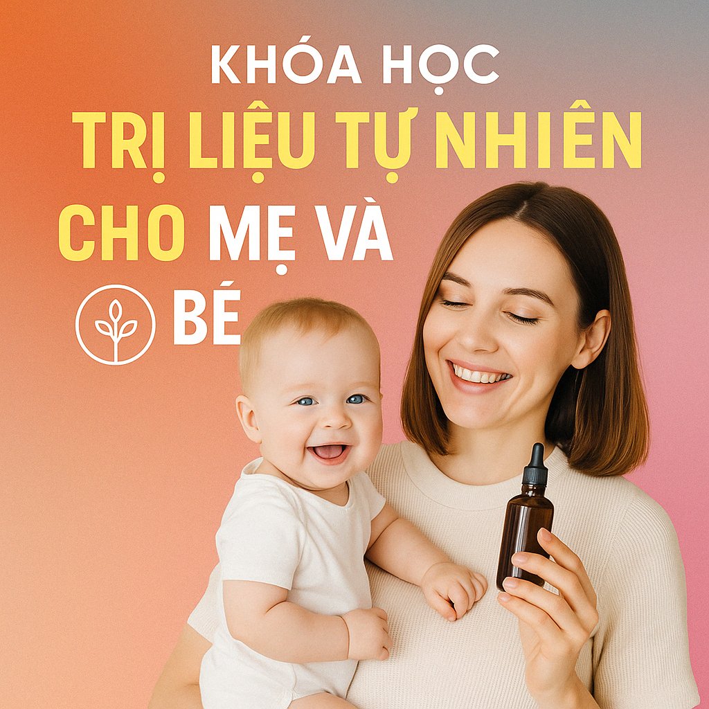 Khóa học Trị liệu tự nhiên & massage cho mẹ và bé