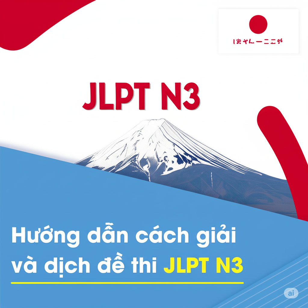 Khóa học tiếng Nhật Hướng dẫn cách giải và dịch đề thi JLPT N3