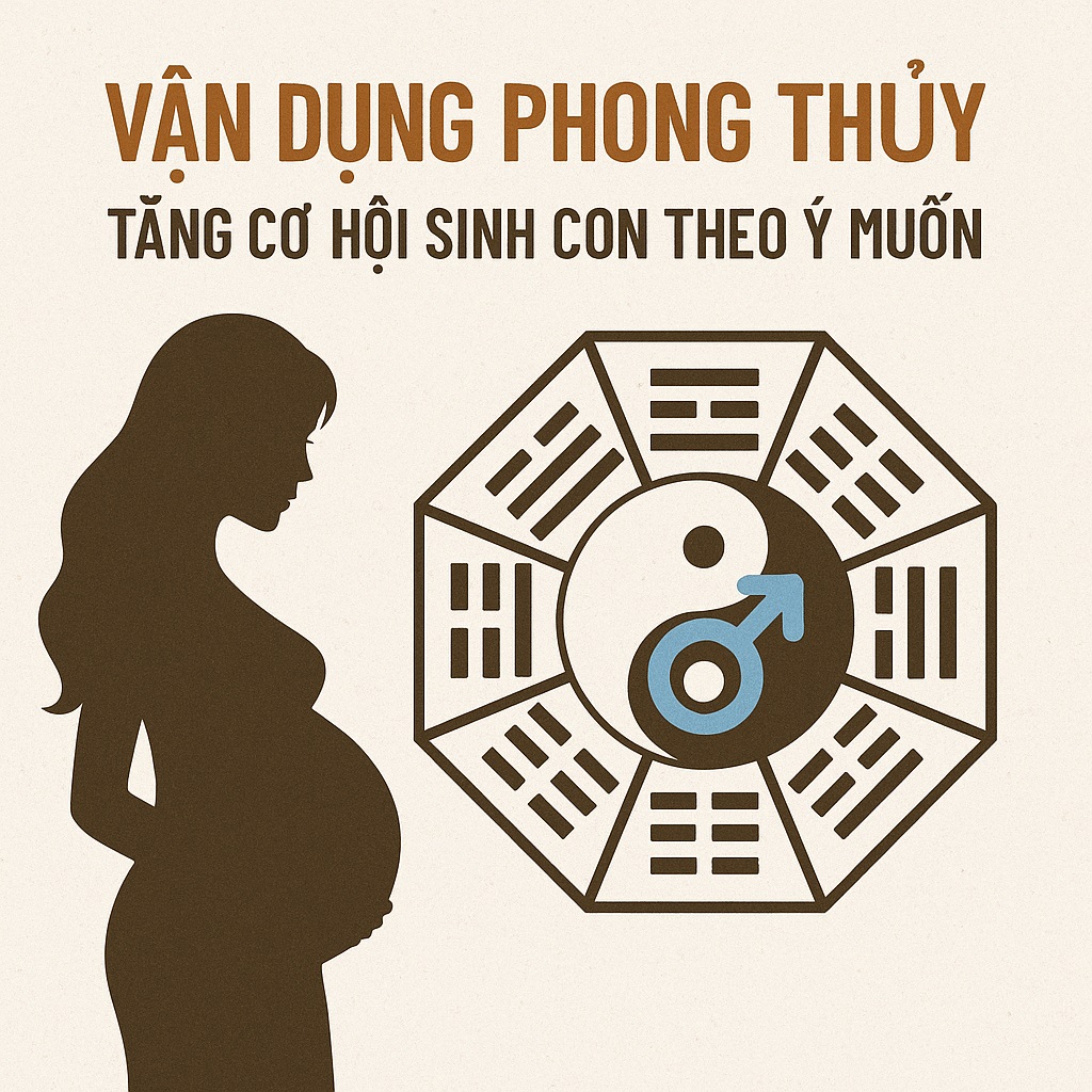 Vận Dụng Phong Thủy Tăng Cơ Hội Sinh Con Theo Ý Muốn
