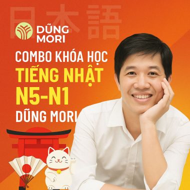 Combo Khóa Học Tiếng Nhật N5-N1 Dũng Mori