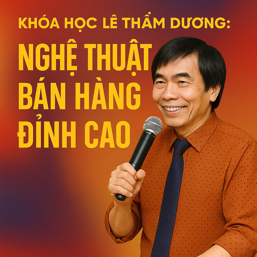 Khóa Học Lê Thẩm Dương – Nghệ Thuật Bán Hàng Đỉnh Cao
