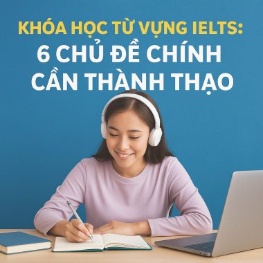 Khóa Học Từ Vựng IELTS 6 Chủ Đề Chính Cần Thành Thạo