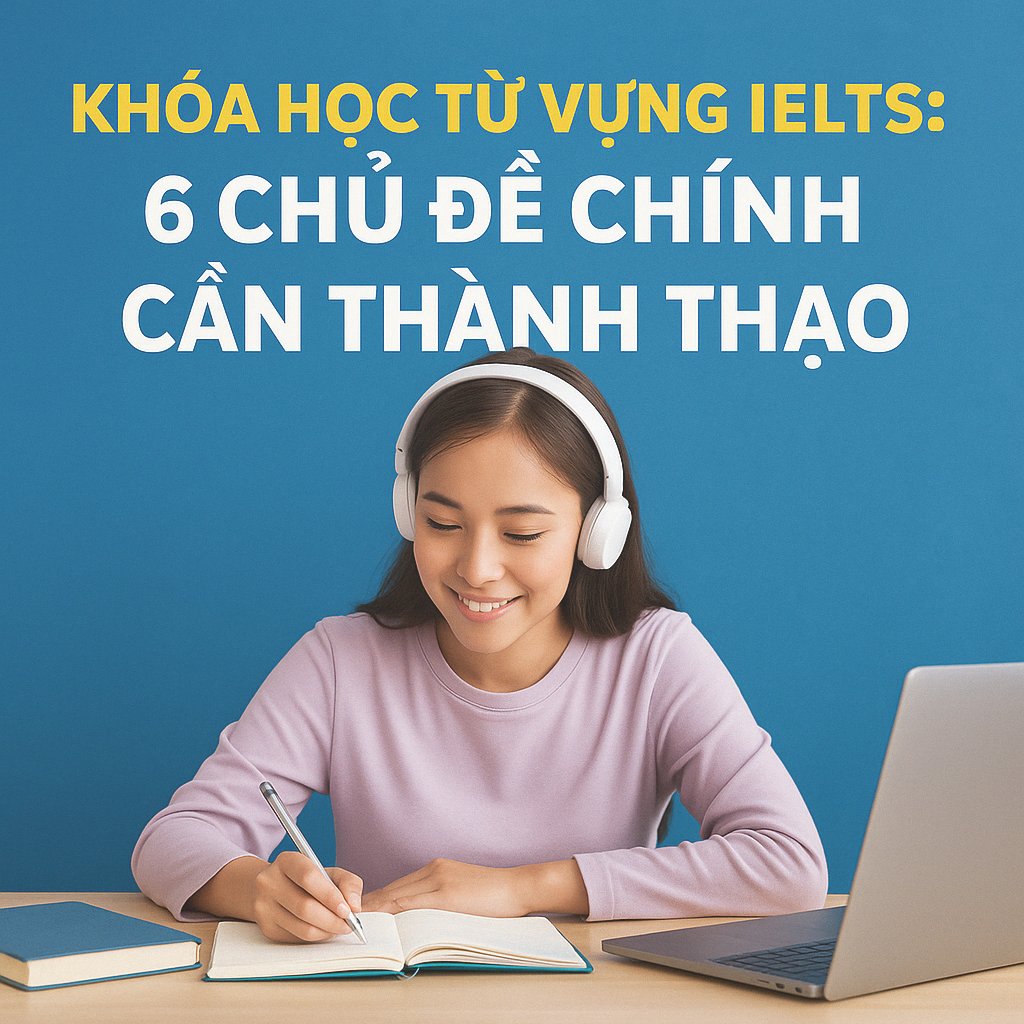 Khóa Học Từ Vựng IELTS 6 Chủ Đề Chính Cần Thành Thạo