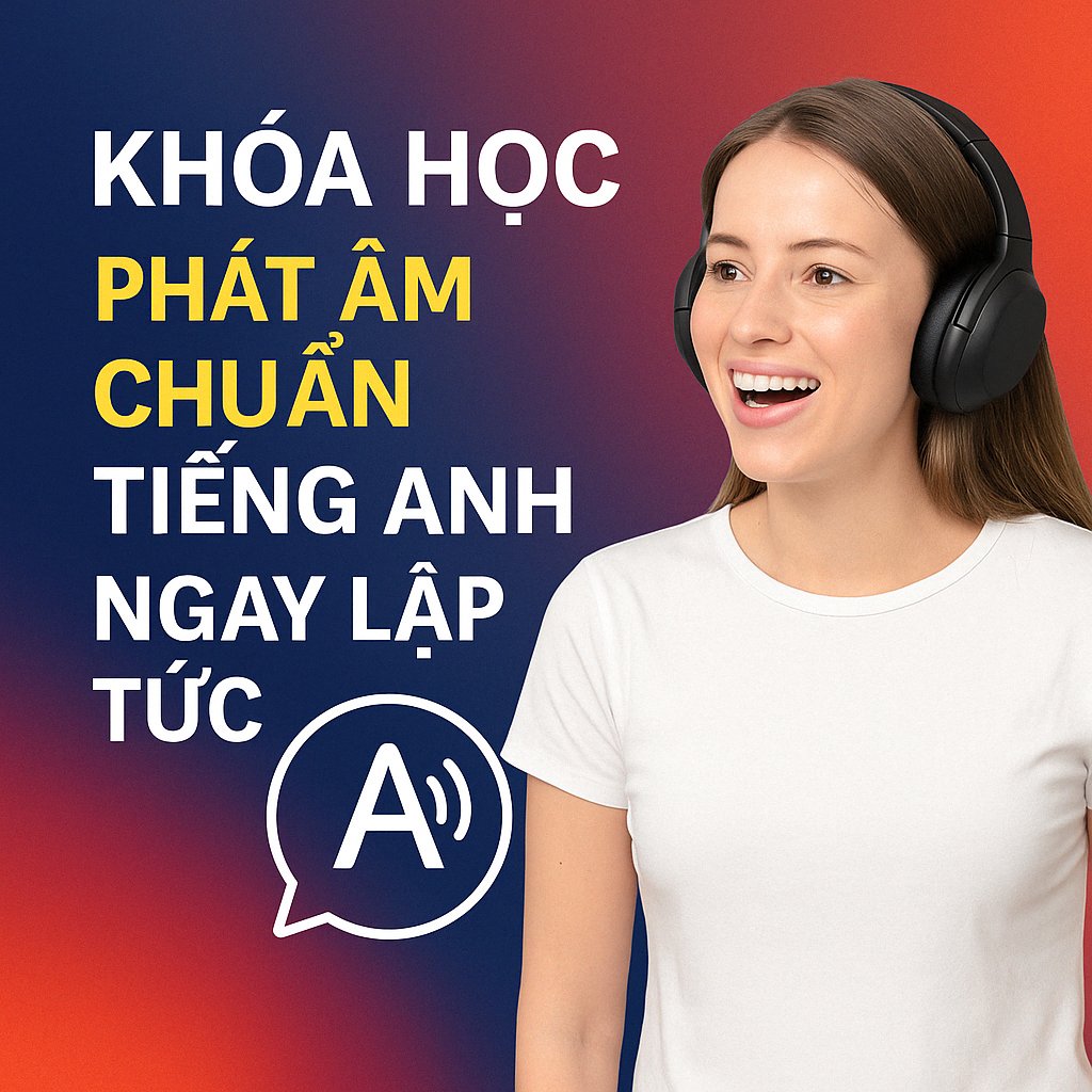 Khóa học Cẩm Nang Phát Âm Chuẩn Tiếng Anh Ngay Lập Tức