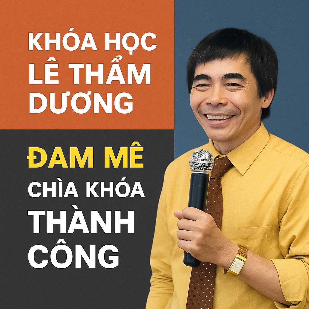 Khóa học Lê Thẩm Dương - Đam mê chìa khóa thành công