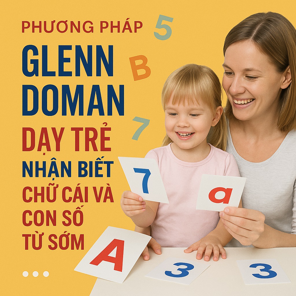 Phương Pháp Glenn Doman Dạy Trẻ Nhận Biết Chữ Cái và Con Số Từ Sớm