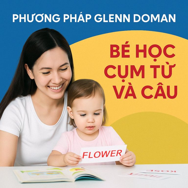 Phương Pháp Glenn Doman – Bé Học Cụm Từ Và Câu