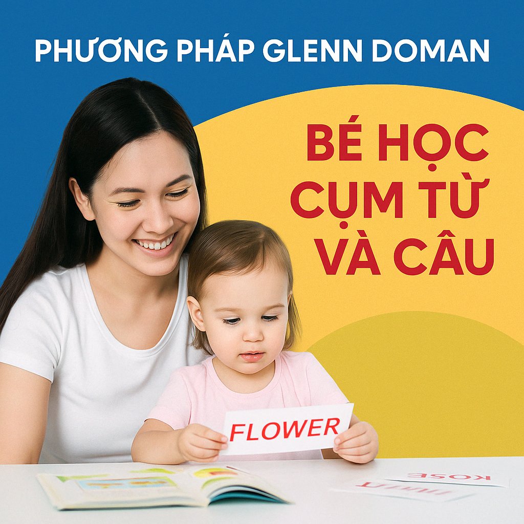 Phương Pháp Glenn Doman – Bé Học Cụm Từ Và Câu