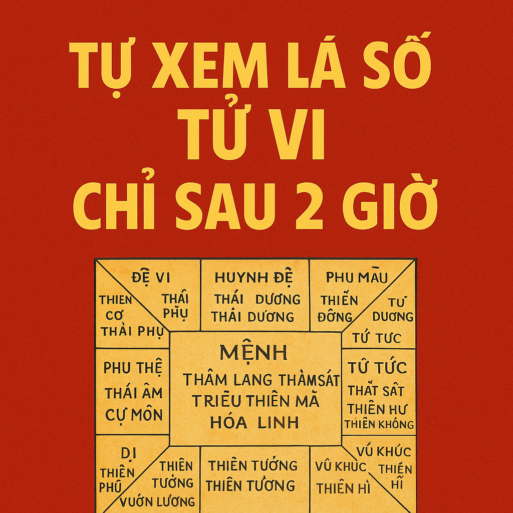 Tự Xem Lá Số Tử Vi Chỉ Sau 2 Giờ