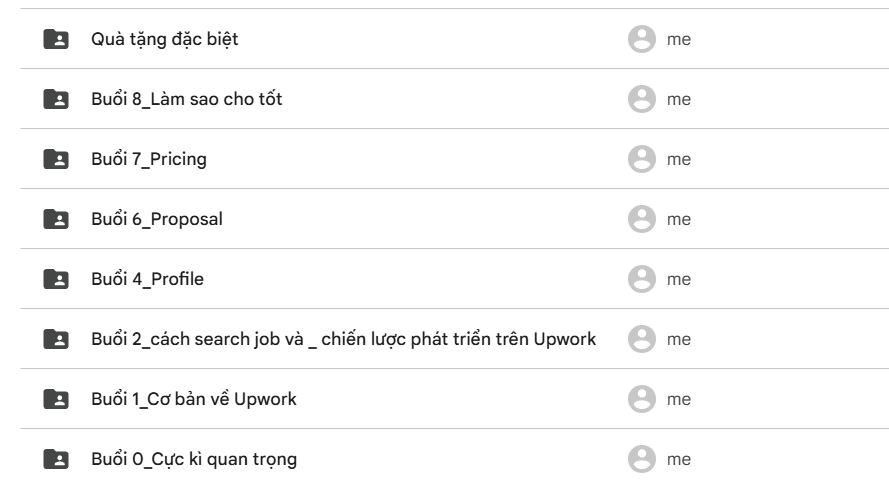 khóa học minh xinh chào Upwork
