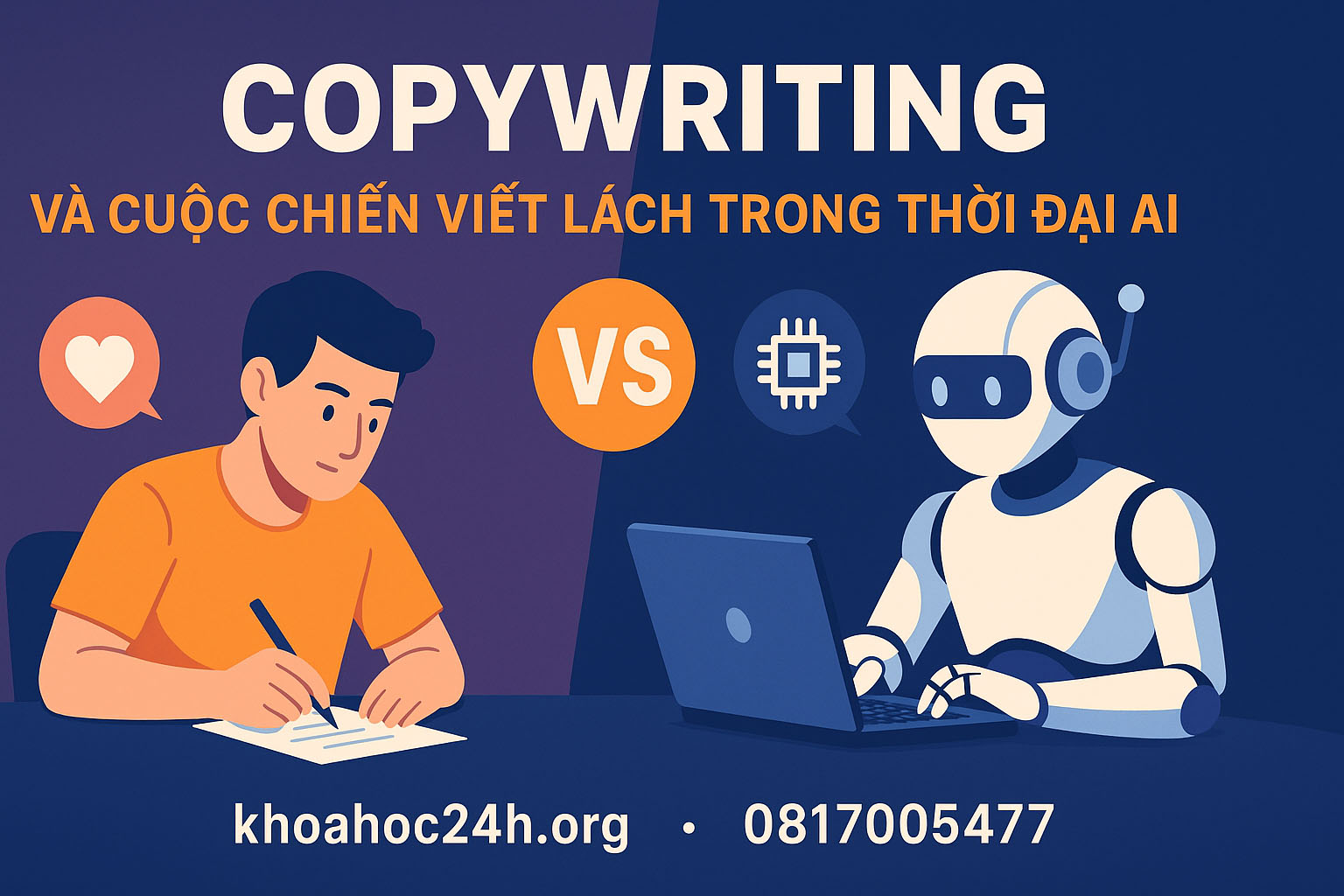Copywriting và cuộc chiến viết lách trong thời đại AI