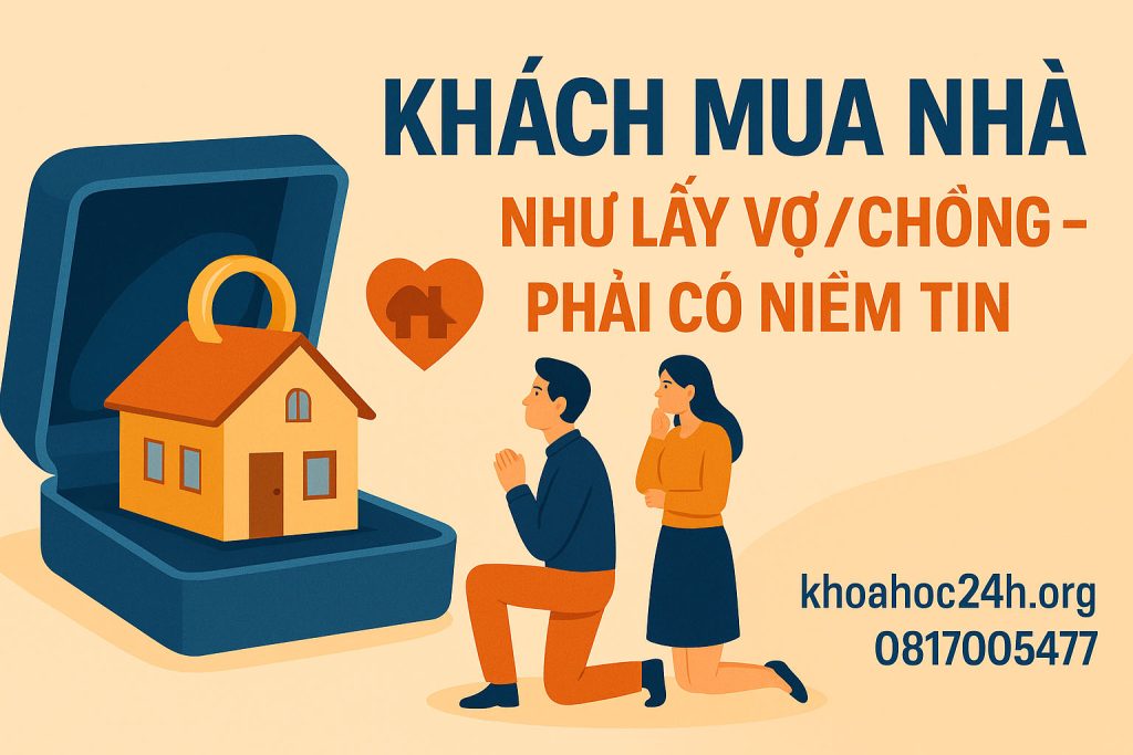 Khách mua nhà như lấy vợ chồng – phải có niềm tin