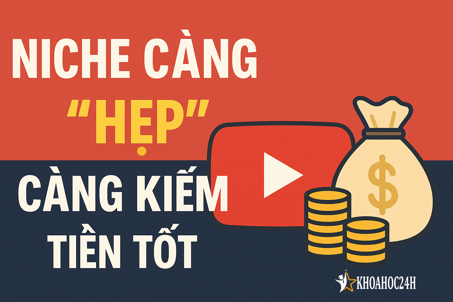 Niche Càng Hẹp Càng Kiếm Tiền Tốt Youtube