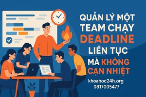Quản Lý Một Team Chạy Deadline Liên Tục Mà Không Cạn Nhiệt