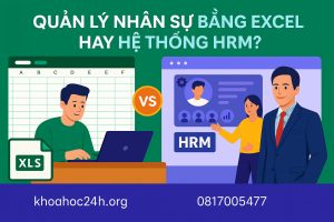 Quản lý nhân sự bằng Excel hay hệ thống HRM