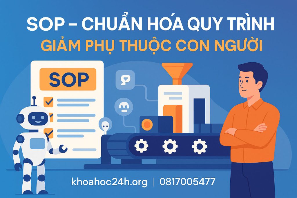 SOP – Chuẩn hoá quy trình giảm phụ thuộc con người