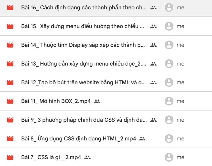 khóa học html css hay