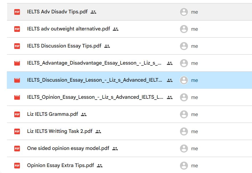 Khóa Học IELTS Writing Liz
