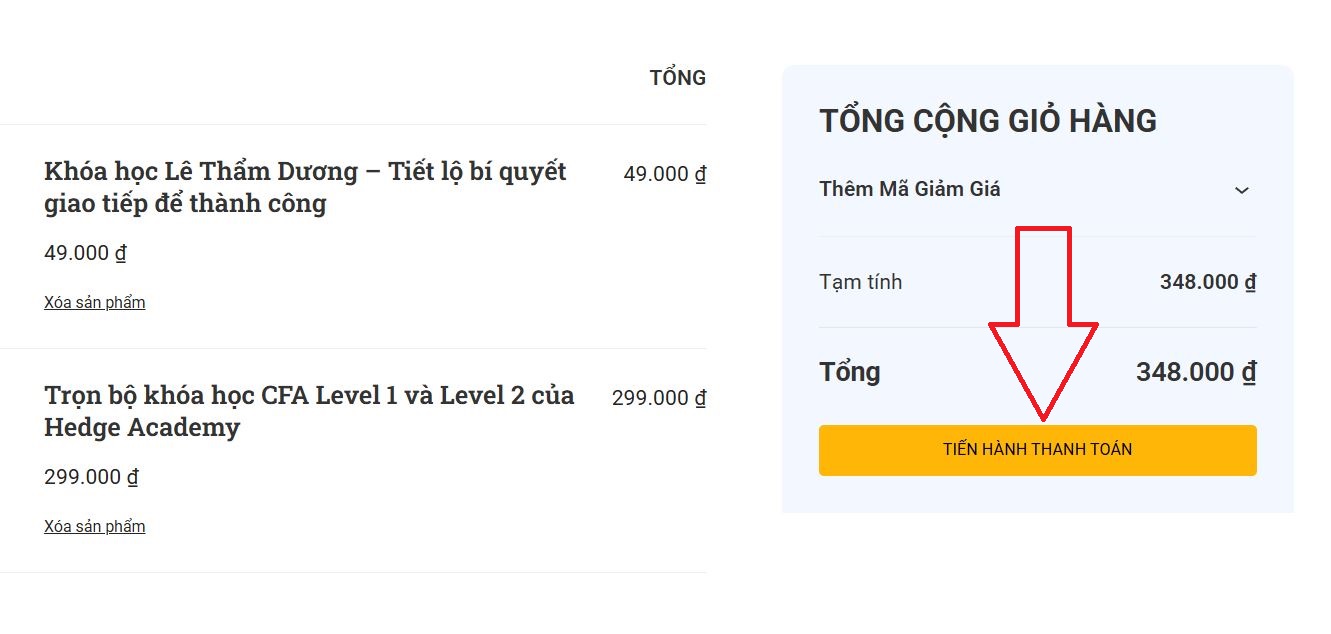 hướng dẫn mua khóa học 3