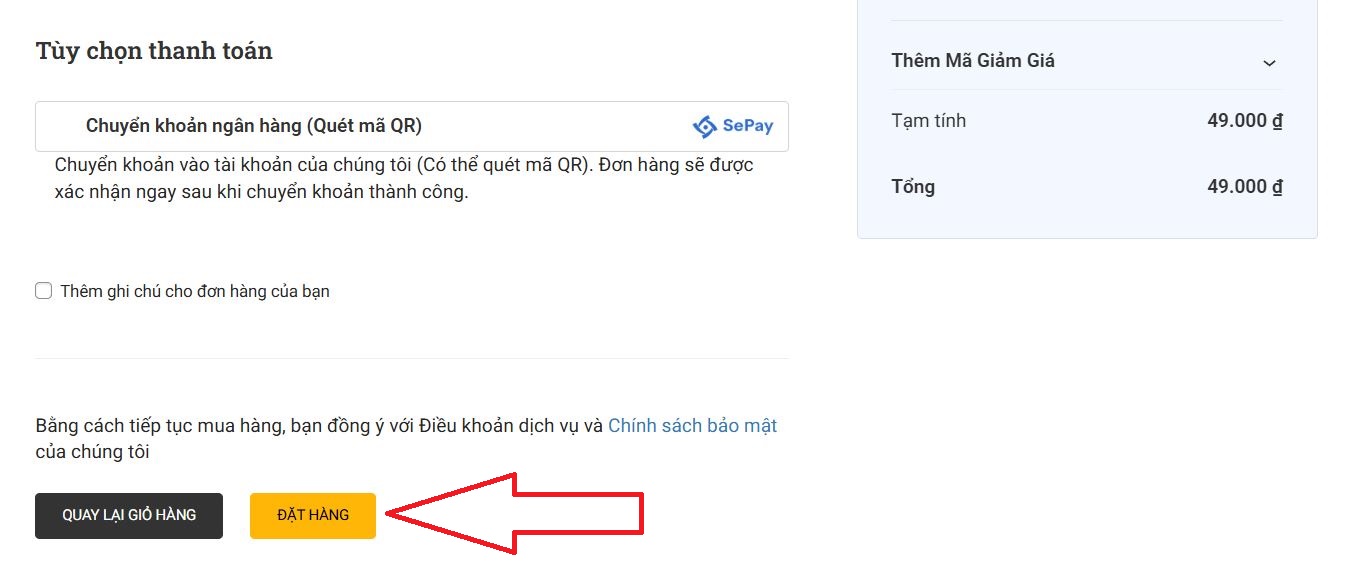 hướng dẫn mua khóa học 5