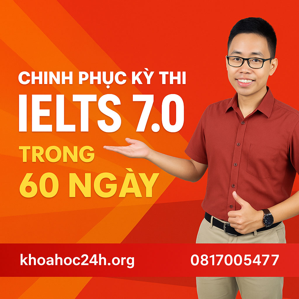 Chinh phục kỳ thi IELTS 7.0 trong 60 ngày