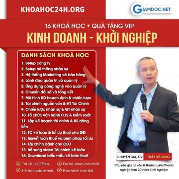 Combo 16 Khóa Học GiamDoc.net