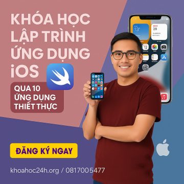 Khóa Học lập trình ứng dụng iOS qua 10 ứng dụng thiết thực