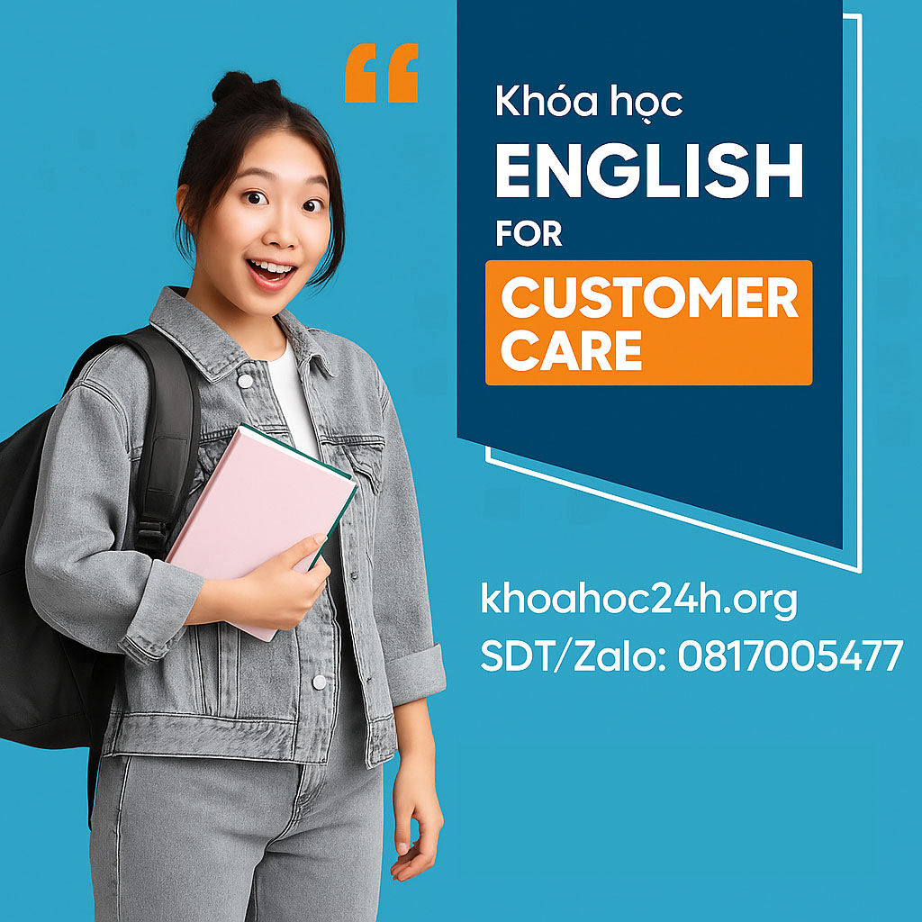 Khóa học English for customer care