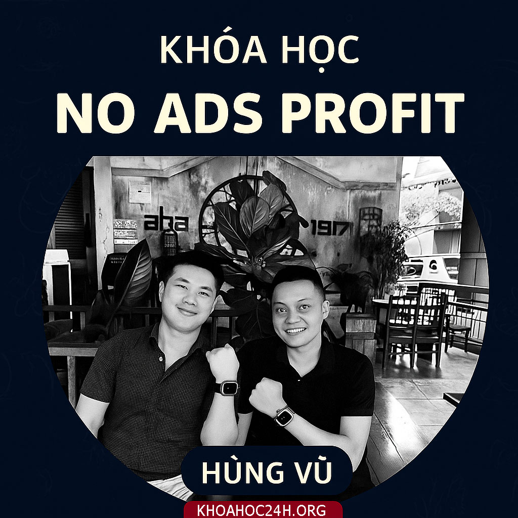 Khóa học No Ads Profit Hùng Vũ