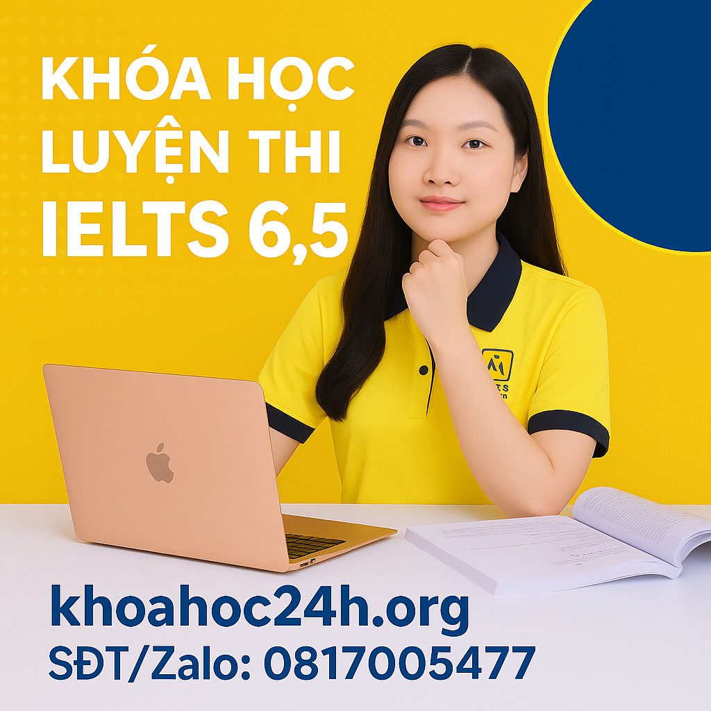 Khóa học luyện thi IELTS 6.5