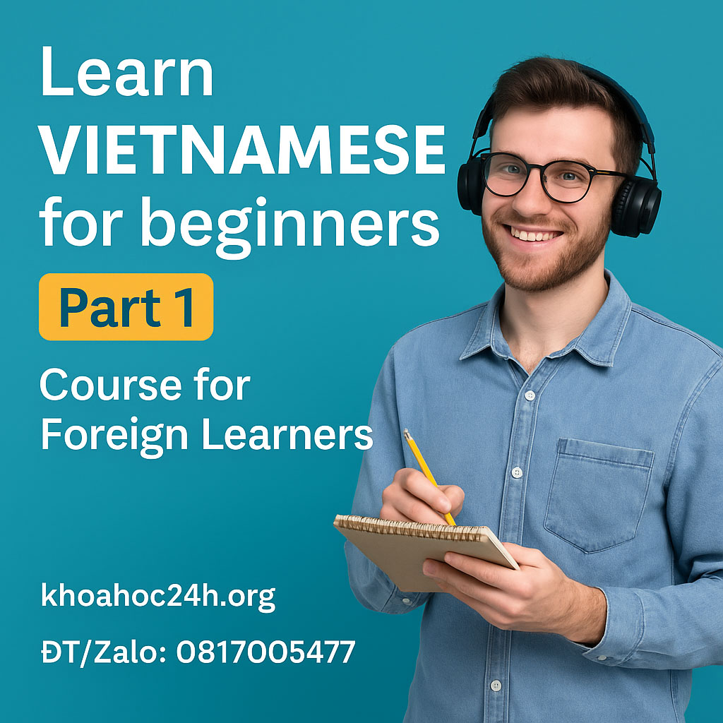 Learn Vietnamese for beginners Part 1 – Course for Foreign Learners