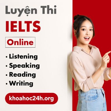 Luyện thi IELTS online- listening- speaking- reading- writing