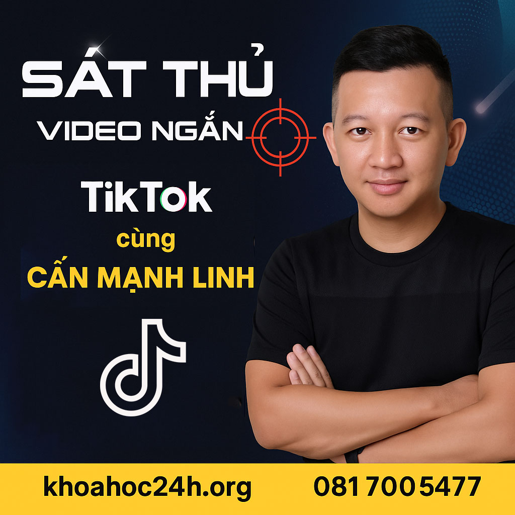 Sát thủ video ngắn Tiktok cùng Cấn Mạnh Linh