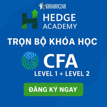 Trọn bộ khóa học CFA LEVEL 1 và 2 Hedge Academy