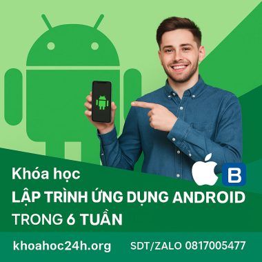 khóa học Lập trình ứng dụng Android trong 6 tuần