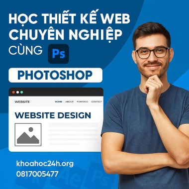 khóa học Thiết kế web chuyên nghiệp cùng photoshop