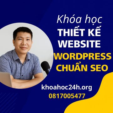 khóa học Thiết kế website WordPress chuẩn SEO