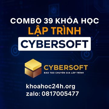Combo 39 Khóa Học Lập Trình CyberSoft