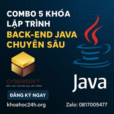 Combo 5 Khóa Lập Trình Back-end JAVA Chuyên Sâu
