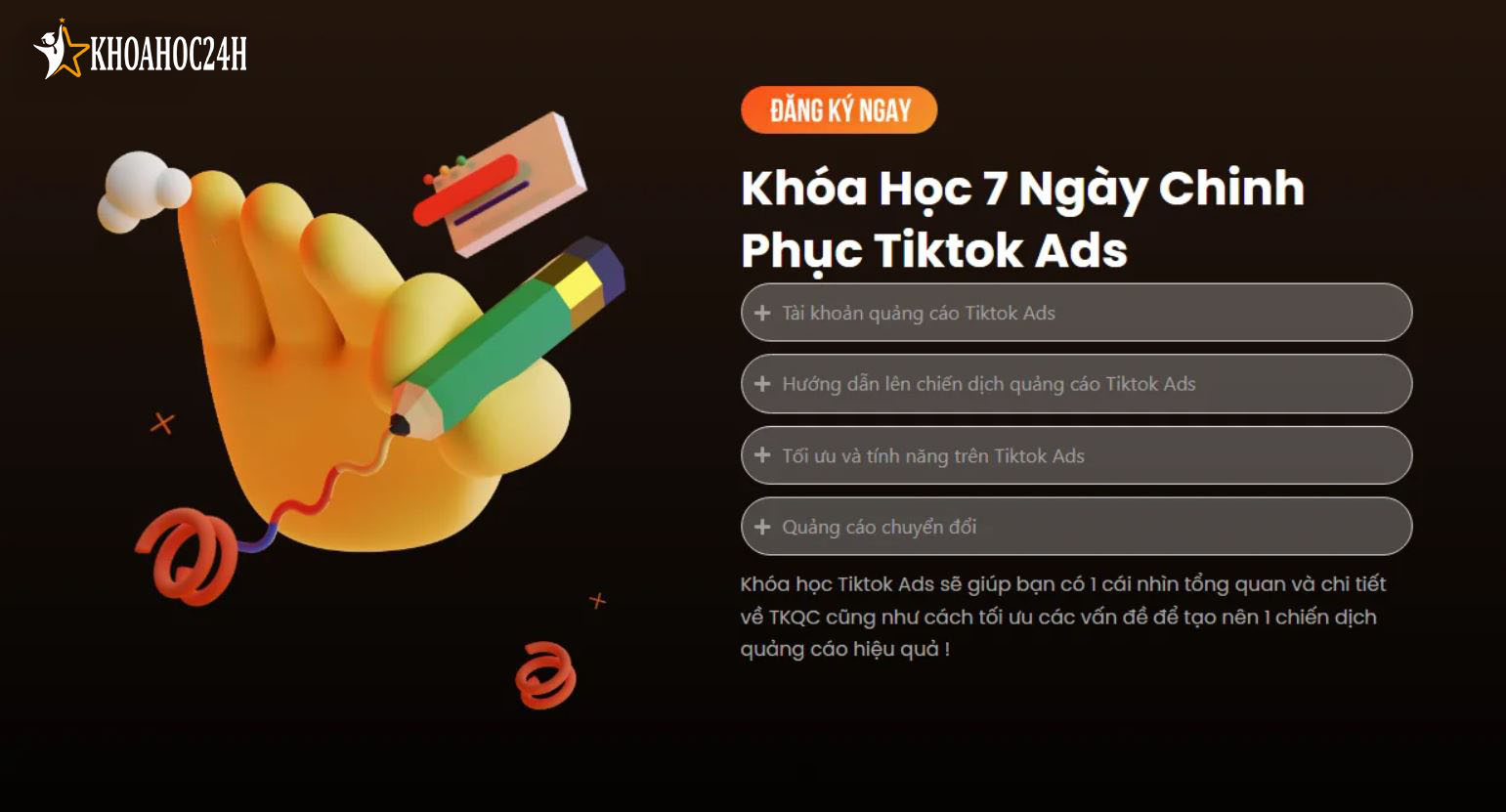 Khóa Học 7 Ngày Chinh Phục TikTok Ads Mới Nhất cùng Giang Nam Agency