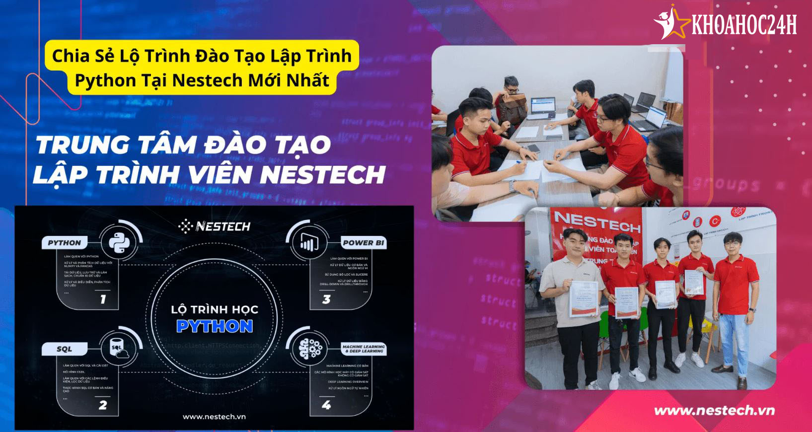 Khóa Học Đào Tạo Lập Trình Python tại Nestech Mới Nhất