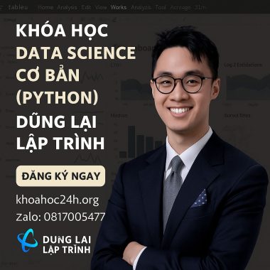 Khóa Học Data Science Cơ Bản (Python) – Dũng Lại Lập Trình