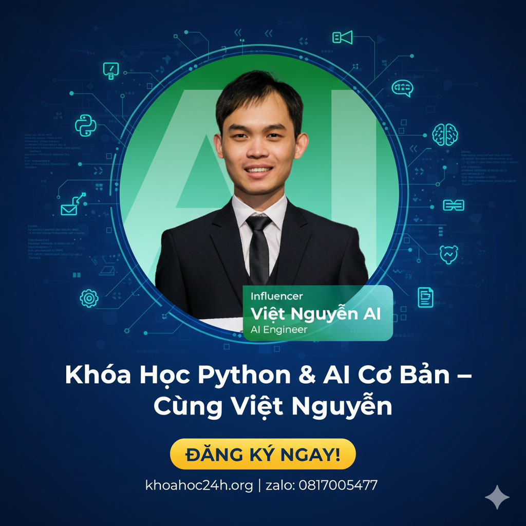 Khóa Học Python & AI Cơ Bản – Cùng Việt Nguyễn