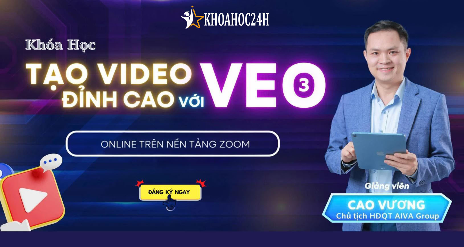 Khóa Học Tạo Video Bằng Veo 3 AI Nhanh Như Chớp