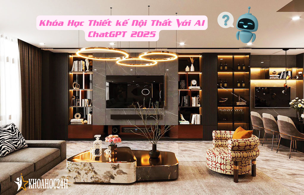 Khóa Học Thiết Kế Nội Thất Với AI ChatGPT 2025