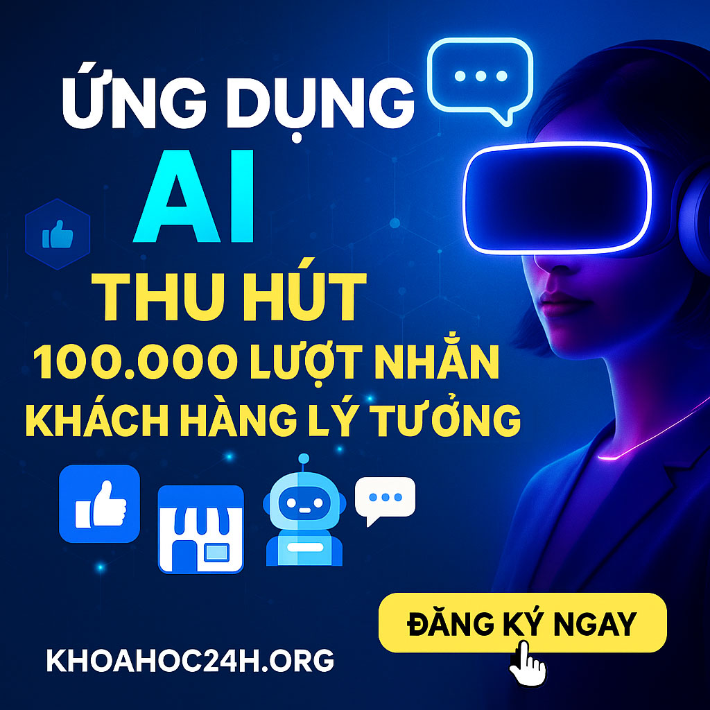 Khóa Học Ứng Dụng AI Thu Hút 100.000 Lượt Nhắn Tin Khách Hàng Lý Tưởng