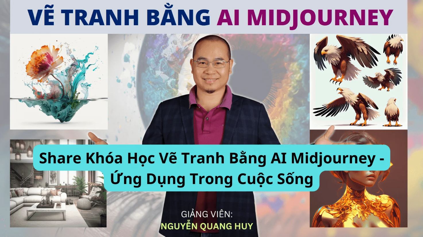 Khóa Học Vẽ Tranh Bằng AI Midjourney – Ứng Dụng Trong Cuộc Sống
