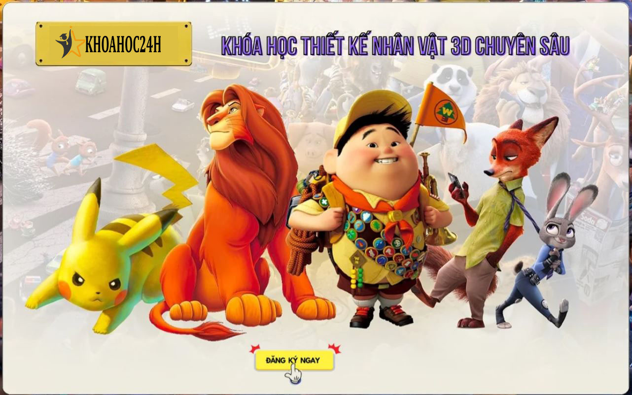 Khóa học Thiết Kế Nhân Vật 3D Chuyên Sâu