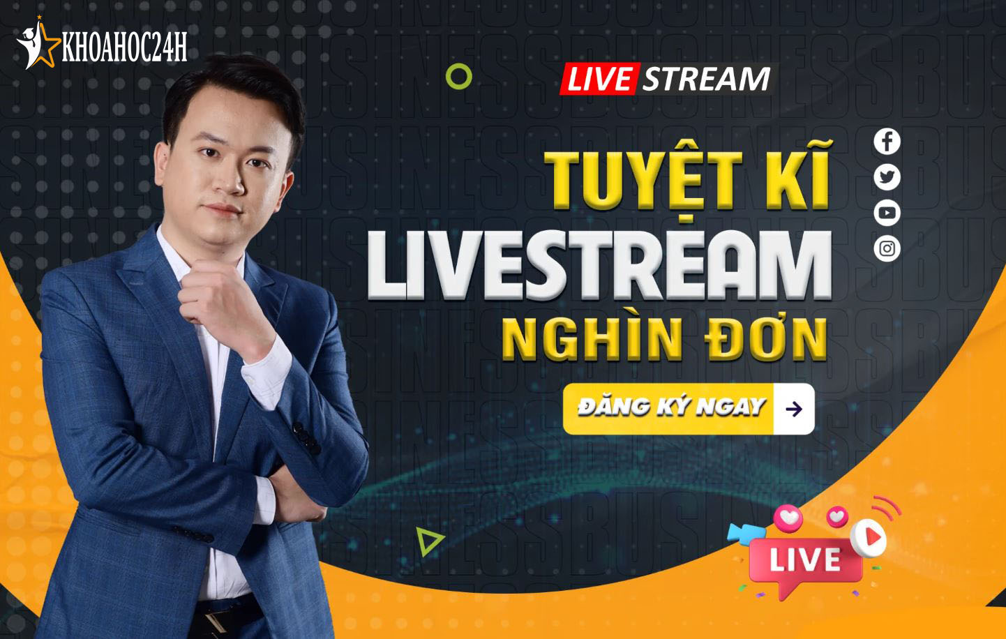 Khóa học Tuyệt Kỹ Livestream Nghìn Đơn cùng Duynguyenmkt
